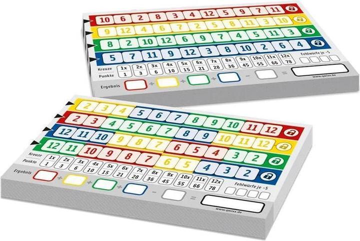 Image du produit NSV Qwixx gemiXXt blocs supplémentaires (Allemand)