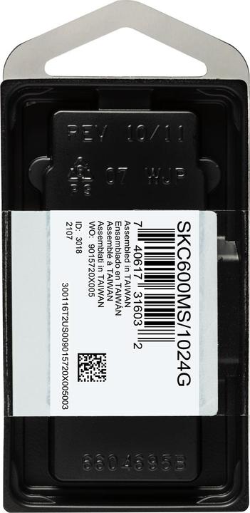Produktbild Kingston KC600 (1024 GB, mSATA)
