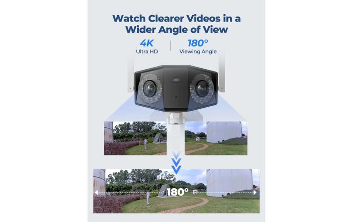 Image du produit Reolink Caméra réseau Duo 2 WiFi (4608 x 1728 pixels)