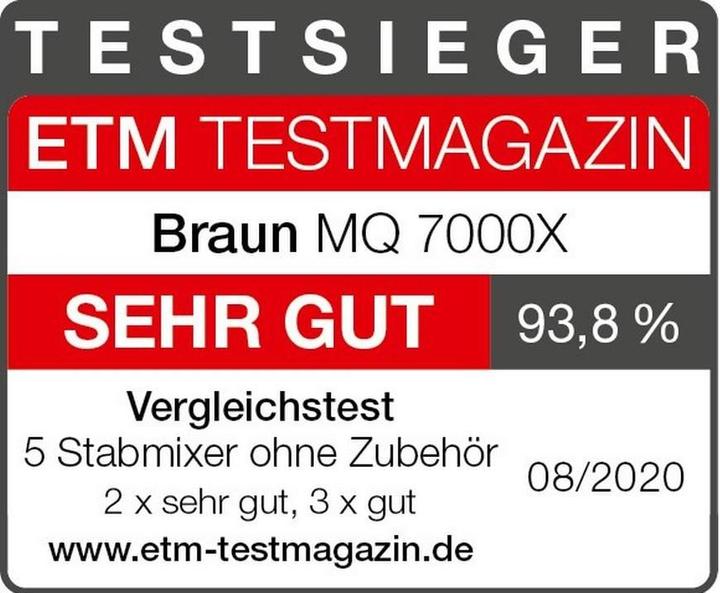 Produktbild Braun MultiQuick 7 MQ7000X