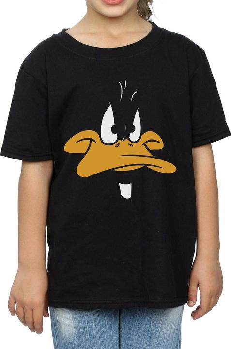 Immagine prodotto Looney Tunes Maglietta in cotone con la faccia di Daffy Duck delle ragazze (152, 158)