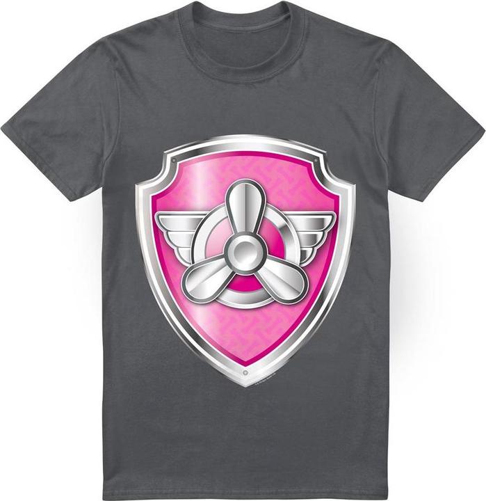 Actual product image Paw Patrol Mens Skye Badge T-Shirt (XXL)