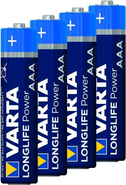 Produktbild Varta Longlife Power (4 Stk., AAA, 1240 mAh)