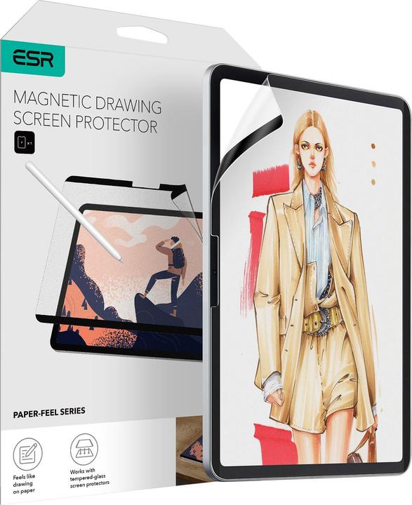 Actual product image ESR Paper-Feel Magnetic Screen (1 Piece, iPad Pro 13 2024 (M4))