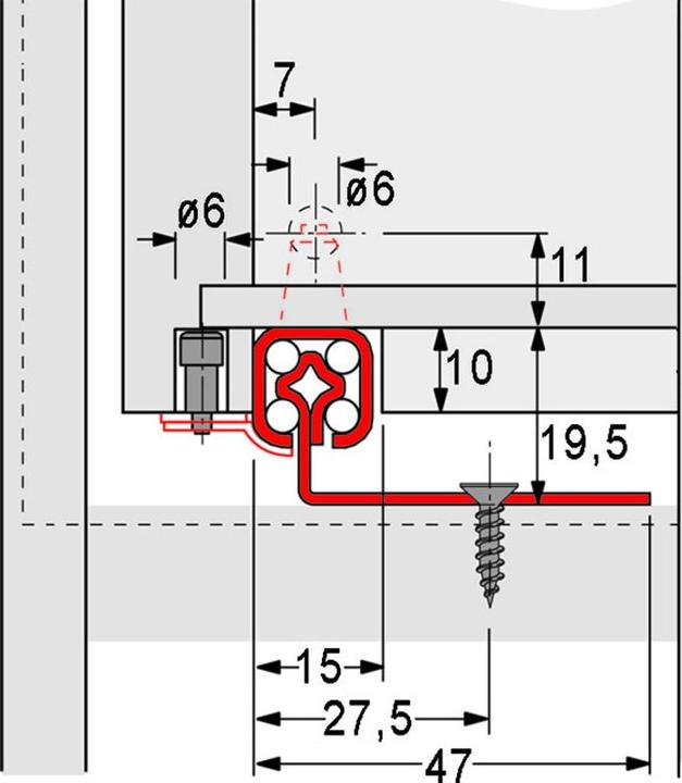 Image du produit Hettich Quadro 40 BM