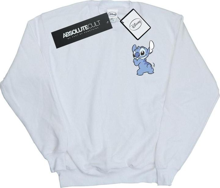 Disney Lilo And Stitch Stitch Backside Breast Print Sweatshirt (S)