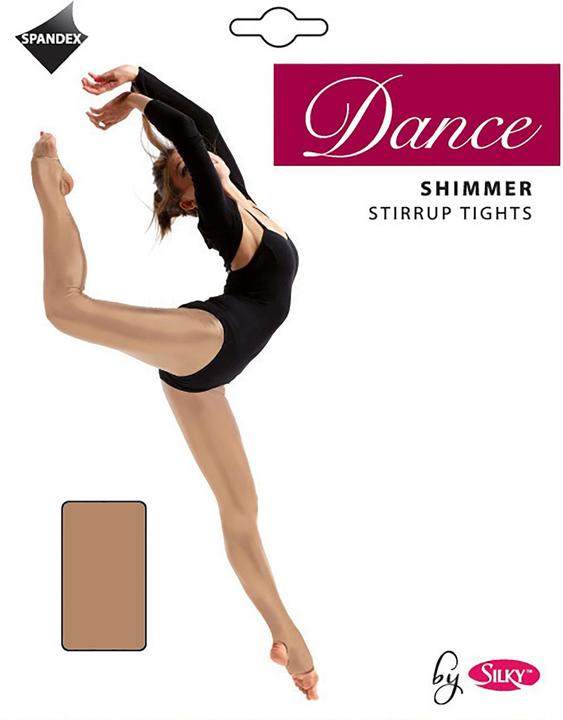 Image du produit Silky Collants de danse fille talon et ouverture orteils effet chatoyant (140)
