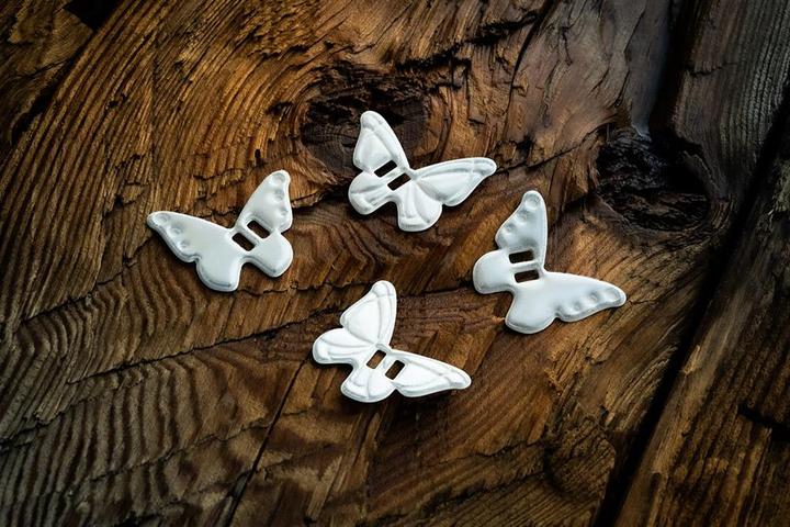 Immagine prodotto Softreflector Riflettore a farfalla bianco, 2 coppie (4.20 cm)