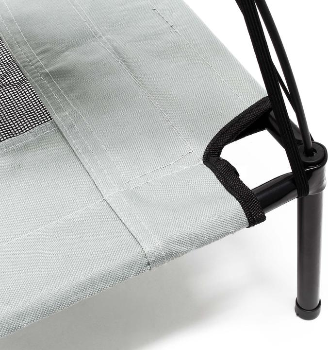 Immagine prodotto Wiltec Letto portatile per animali domestici Relax Letto per cani a baldacchino L Grigio (Cane)