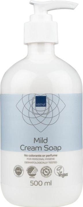 Produktbild Abena Cremsaebe mild 500ml u/farve & parfume - (500 ml pr. stk.) (Flüssigseife, 500 ml)