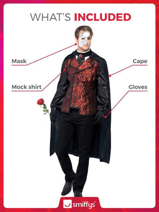 Actual product image Smiffys Phantom Of The Opera (L)
