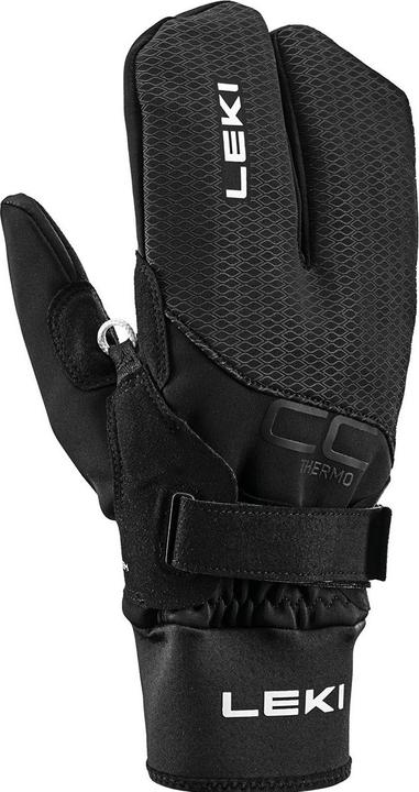 Image du produit Leki CC Thermo Shark Lobster (2+2) Gants de ski de fond noir (L)