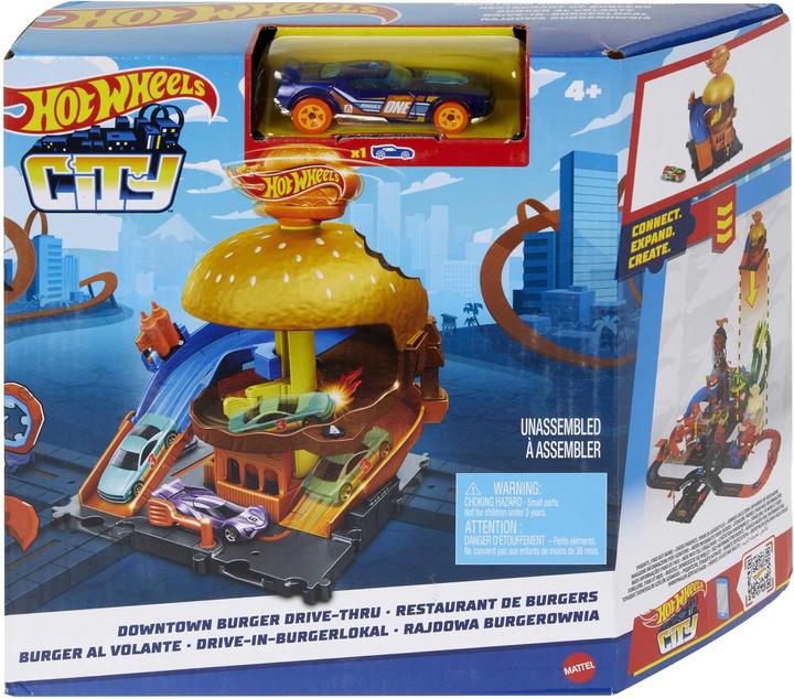 Actual product image Hot Wheels City Downtown Track Set Assortment
