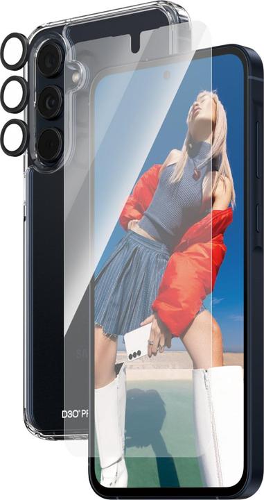 Actual product image PanzerGlass Bundle Ultra Wide FIt Glass + Case + Lens (1 Piece, Samsung Galaxy A55, Samsung Galaxy A54 5G)
