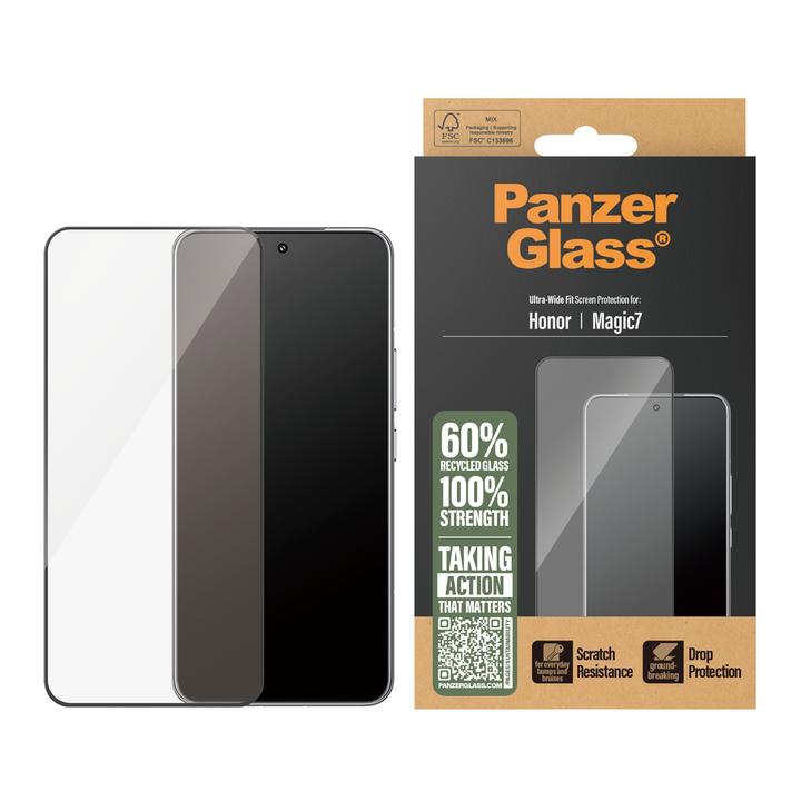 Produktbild PanzerGlass ® Displayschutz m. Schwarz Rahmen Honor Magic7 | Ultra-Wide Fit (1 Stück, Honor Magic)