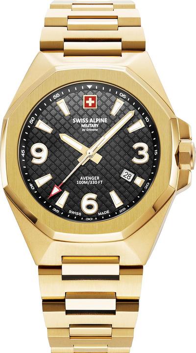 Actual product image Swiss Alpine Military 7005.1117 Avenger Men's Watch 42mm 10ATM (Analogue wristwatch, 42 mm)