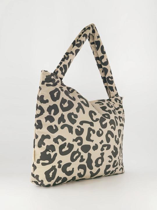 Image du produit Studio Noos Shopper "Holy Cow Puffy Mom Bag" beige à petits motifs