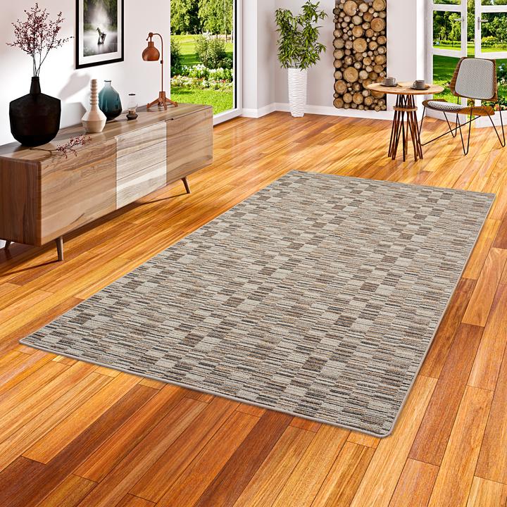 Produktbild Snapstyle Streifenberber Teppich Modern Stripes (80 x 160 cm)