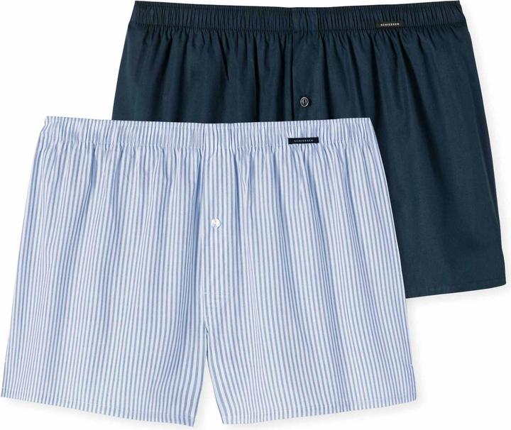 Produktbild Schiesser Web-Boxershorts Casual Bequem sitzend (4XL, 2er Pack)