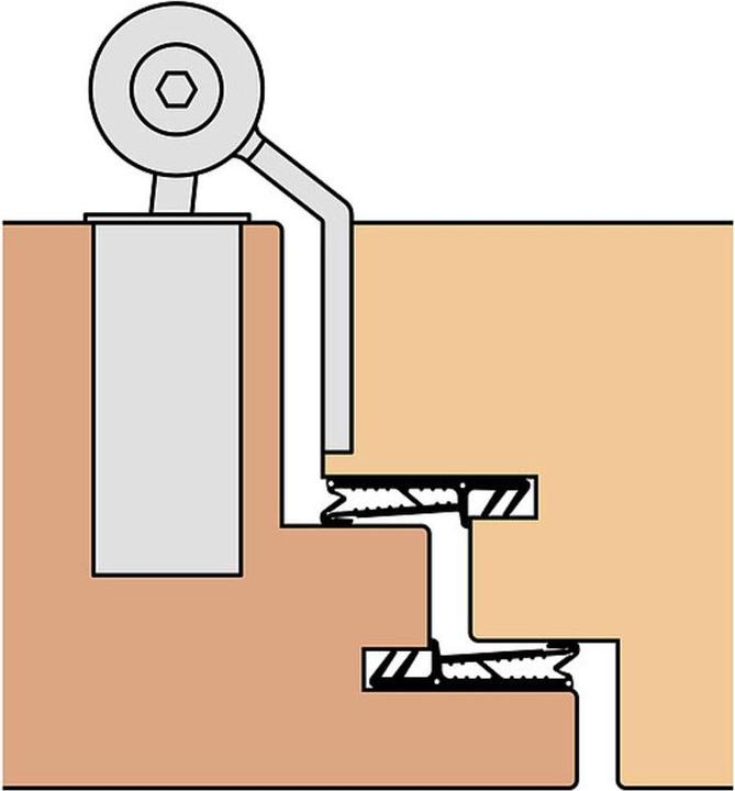 Image du produit Anuba Charnières de porte avant Duplex 321-3D-TST