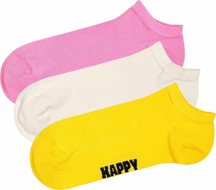 Immagine prodotto Happy Socks Confezione da 3 calzini bassi solidi (confezione da 3, 36 - 40)