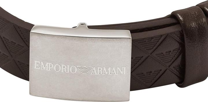 Image du produit Emporio Armani Armband (2.50 cm, Acier inoxydable, Cuir)