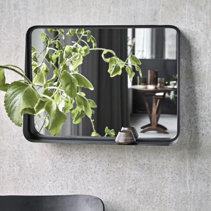 Actual product image House Doctor Mirror with frame, HDPejo, antique black (60 x 45 x 10 cm)