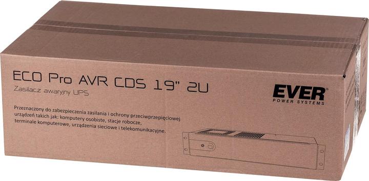 Actual product image Ever ECO Pro 1000 AVR CDS (1 VA, 650 W, Line-interactive UPS)