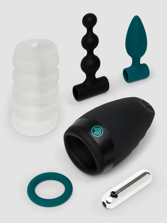 Produktbild Lovehoney Premium Pleasure Kit For Him (Black/Petrol)