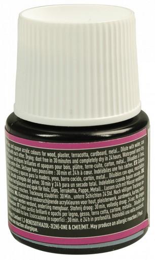 Actual product image Pebeo Deco Glossy acrylic paint (Deep black, 45 ml)