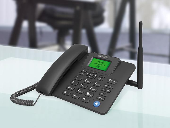 Produktbild Simvalley 4G-Tischtelefon, Hotspot-Funktion