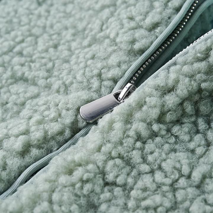 Immagine prodotto VidaXL Giacca con cappuccio per bambini in pelliccia sintetica verde menta 92,Materiale (92)