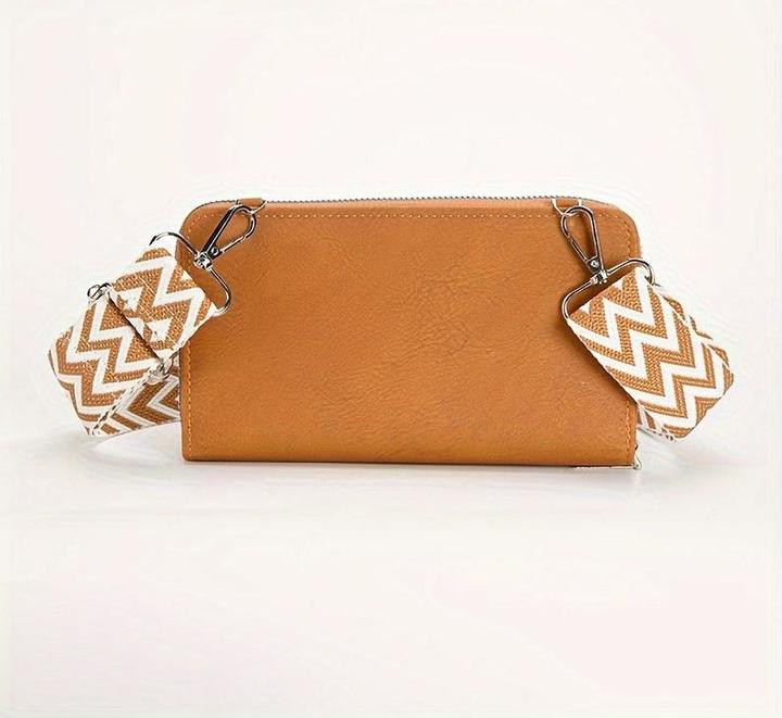Actual product image Only-Bags.Store Classic minimalist shoulder bag, trendy shoulder bag with geometric pattern and