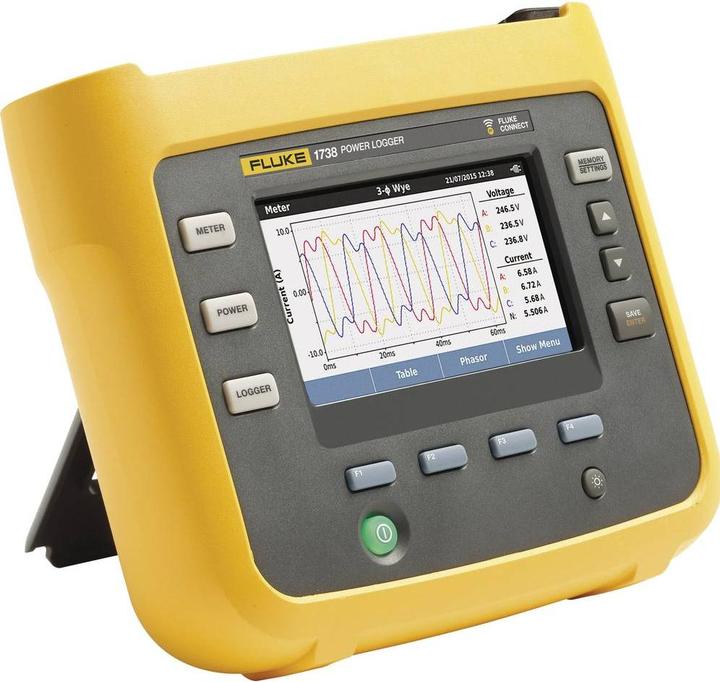 Actual product image Fluke 1736/B Power Logger, mains analyzer (CAT III 1000V, CAT IV 600V)
