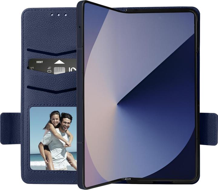 Actual product image Avizar Case for Galaxy Z Fold 6 Wallet holder with hand strap (Samsung Galaxy Z Fold6)