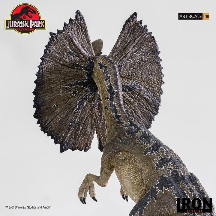 Actual product image Iron Studios Jurassic World Icons statuette Dilophosaurus 9 cm