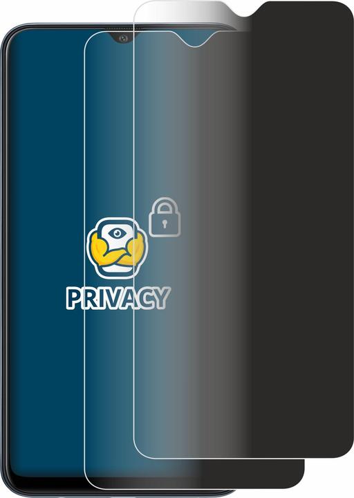 Produktbild BROTECT Sichtschutzfolie Anti-Spy Privacy Folie Blaulicht-Schutz (2 Stück, Samsung Galaxy A10)