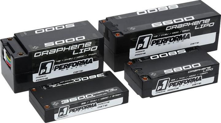 Produktbild Performa Racing Graphene Lipo Shorty 5800 7.4V 120C (7.40 V, 5800 mAh)