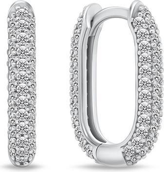 Produktbild Brilio Silver - Unmissable silver earrings with zircons EA856W