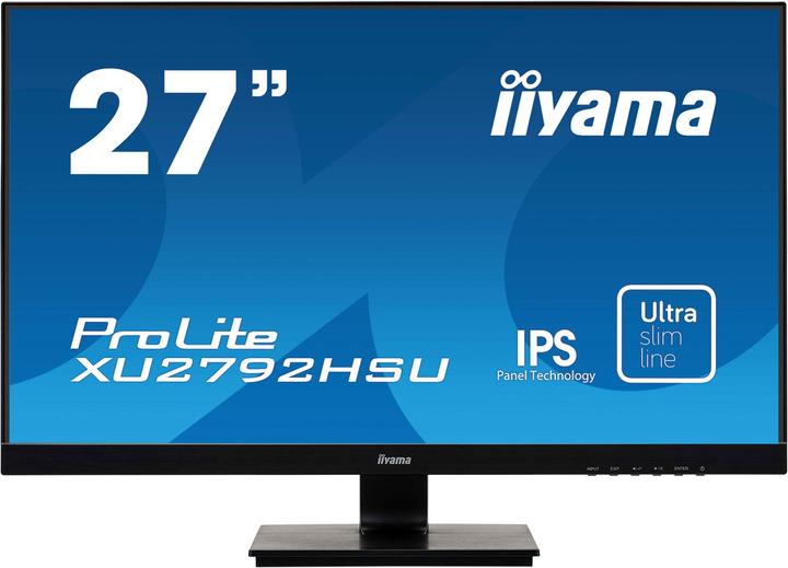 iiyama ProLite XU2792HSU-B1 Écran LED 68,6 cm (27 pouces) 1920 x 1080 pixels Full HD LCD noir (1920 x 1080 pixels, 27")