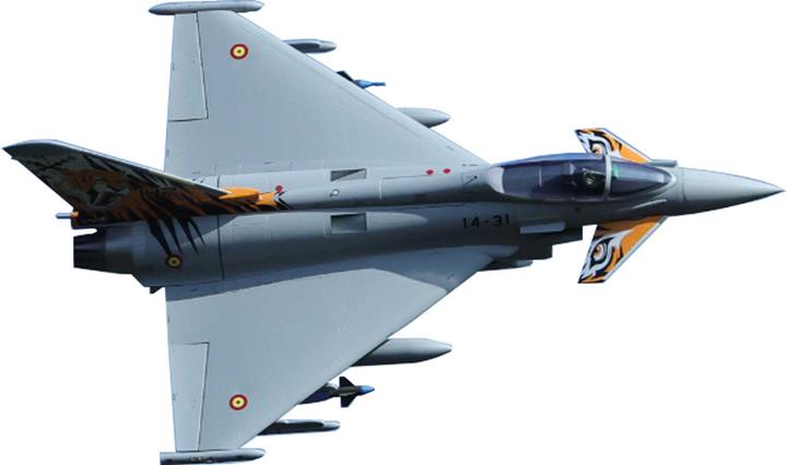 Actual product image Freewing Eurofighter Typhoon PNP 8S Jet EDF 90mm (Jet)