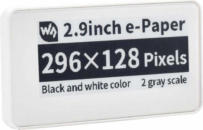 Image du produit WaveShare Écran e-Ink/e-Paper passif de 2,9 pouces alimenté par NFC