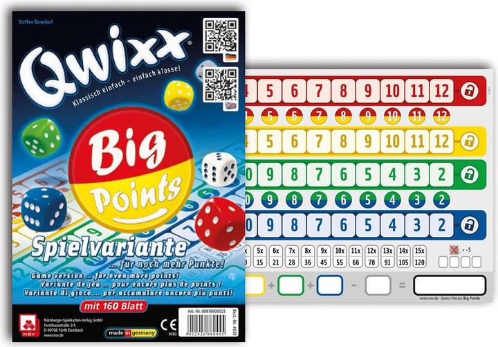 Image du produit NSV Qwixx Big Points (Allemand)