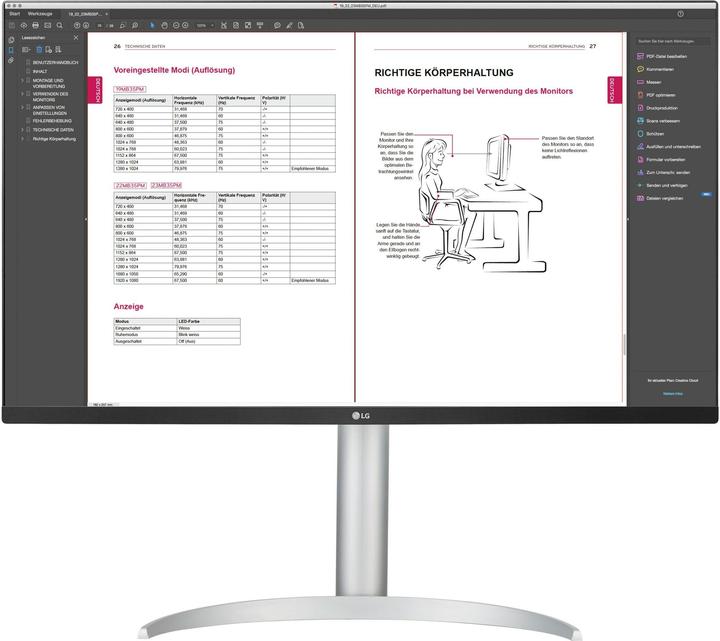 Produktbild LG 32UP55NP-W (3840 x 2160 Pixel, 31.50")