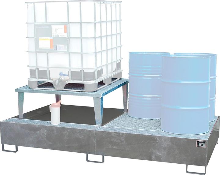 Actual product image Bauer Steel sump tray for tank containers (1000 l)
