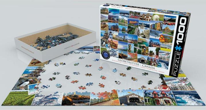 Actual product image Eurographics Globetrotter Canada (1000 pieces)