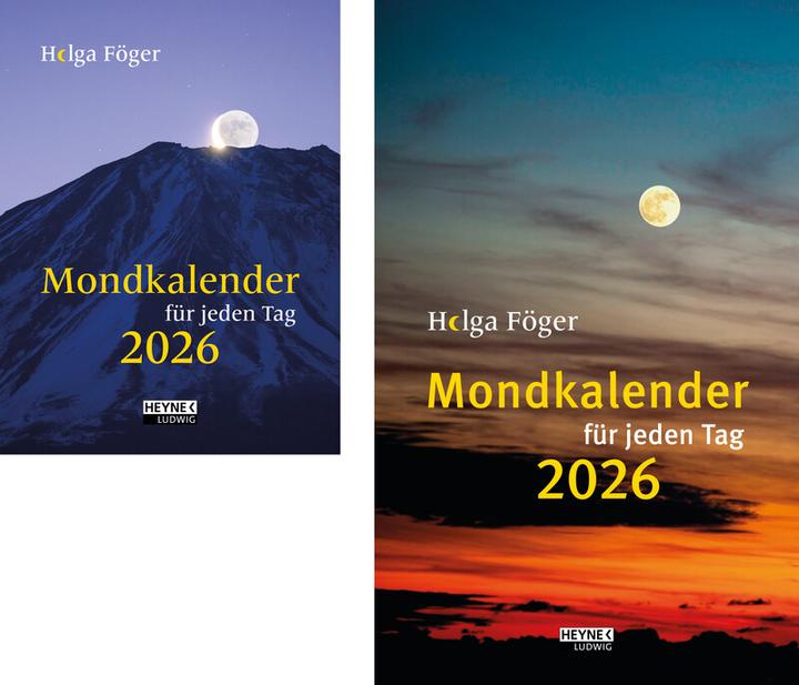 Image du produit Heyne Ludwig Calendrier Mondkalender für jeden Tag (10,5 x 14 cm, Couverture rigide, Allemand)