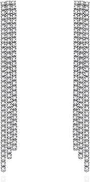Produktbild Agato - Strass long earrings with zircons AGT-E148PW