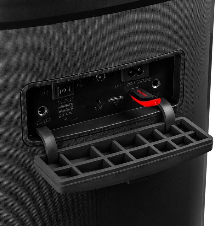 Image du produit Fenton Bluetooth Speaker Pulse200 Schwarz (12 h, Fonctionnement sur batterie, Fonctionnement sur secteur)