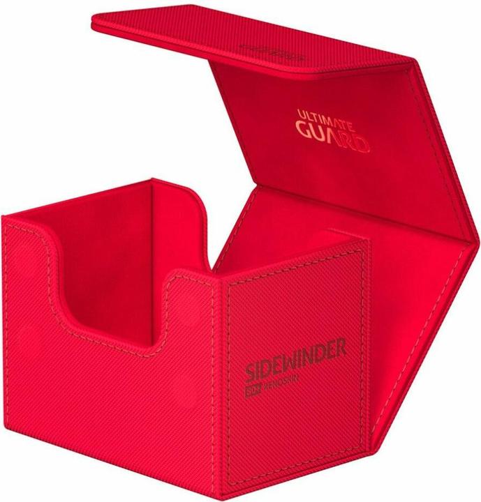 Image du produit Ultimate Guard Boîte à cartes XenoSkin Sidewinder Monocolor 80+ rouge